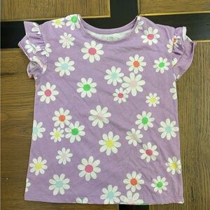 Garanimals Purple Floral Short Sleeve Tee